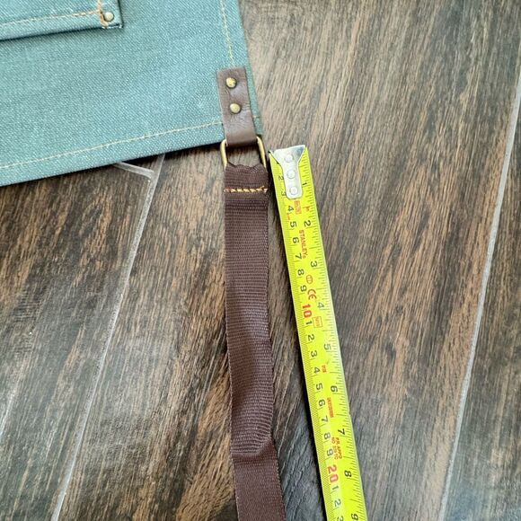 Waxed Canvas Half Apron for Women and Men / Barista  Waitress Bartender Apron. - Picture 8 of 12